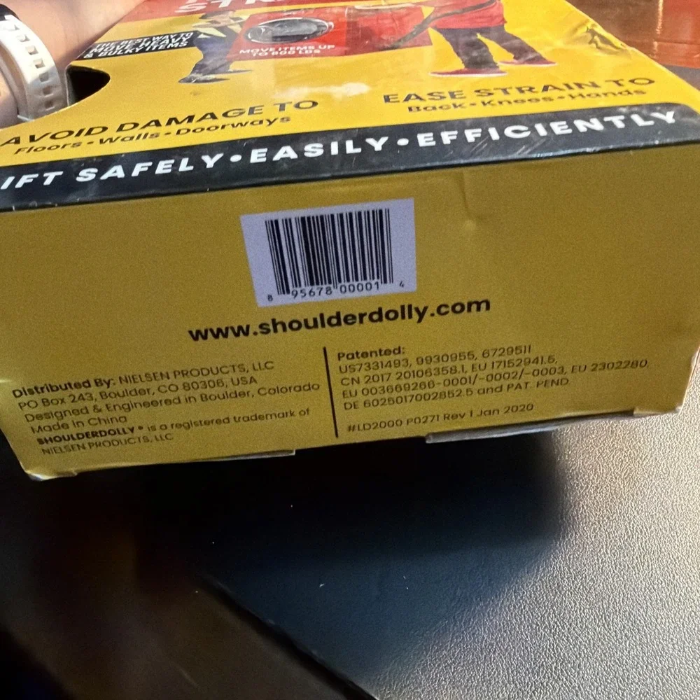 Shoulder Dolly Moving Straps Lifting System – 800 lb Capacity!